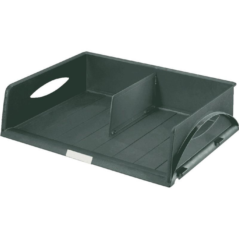 Brievenbak Leitz Sorty Jumbo A3 dwars zwart