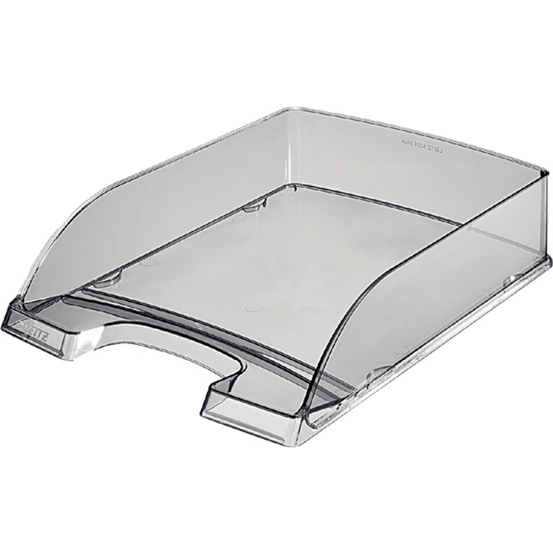 Brievenbak Leitz Plus A4 transparant rookglas
