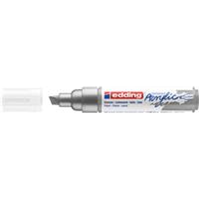 Acrylmarker edding e-5000 breed zilver