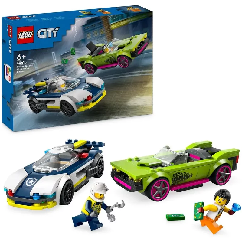 LEGO® City Police Car and Muscle Car Chase Set 60415