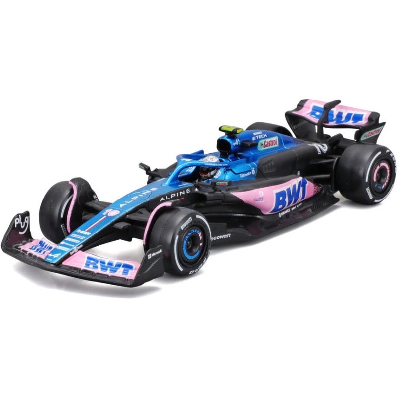1:43 F1 BWT Alpine F1 Team A523 2023 with Helmet Gasly