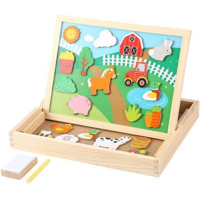 2-In-1 Magnetic Blackboard Set