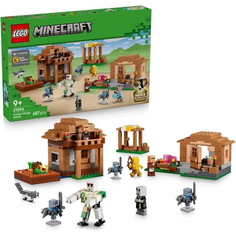 LEGO® Minecraft® Evoker Village Attack Toy Playset 21596