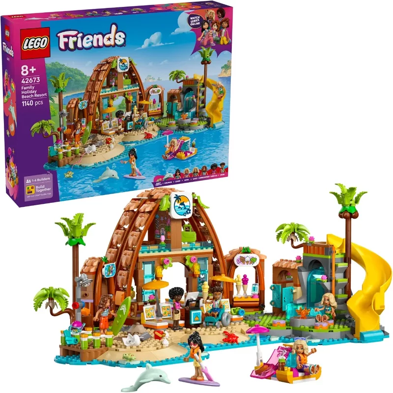 LEGO® Friends Family Holiday Beach Resort Building Set 42673