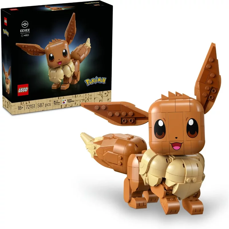 LEGO® Pokémon™ Eevee Model Building Kit Gamer Merch 72151