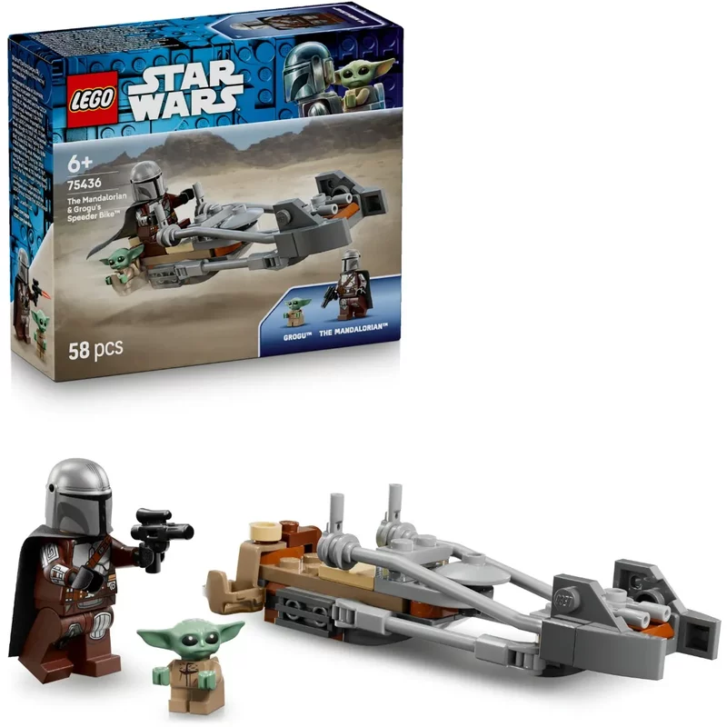 LEGO® Star Wars™ The Mandalorian & Grogu’s Speeder Bike™ 75436