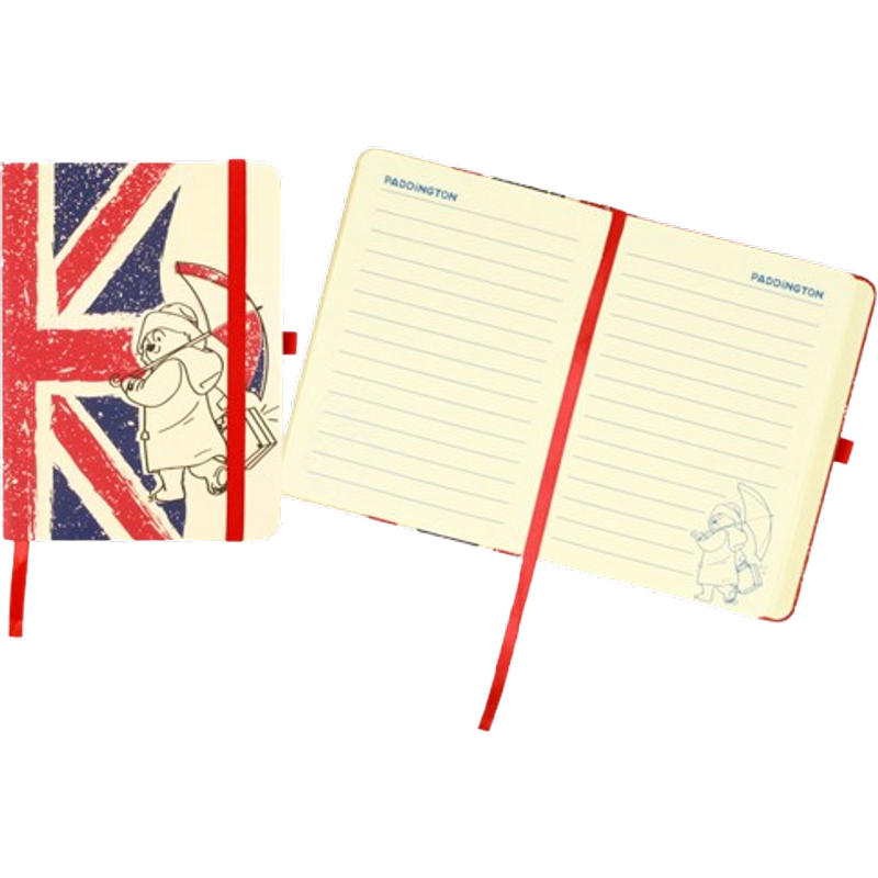 Paddington Worn Union Jack A6 Notebook