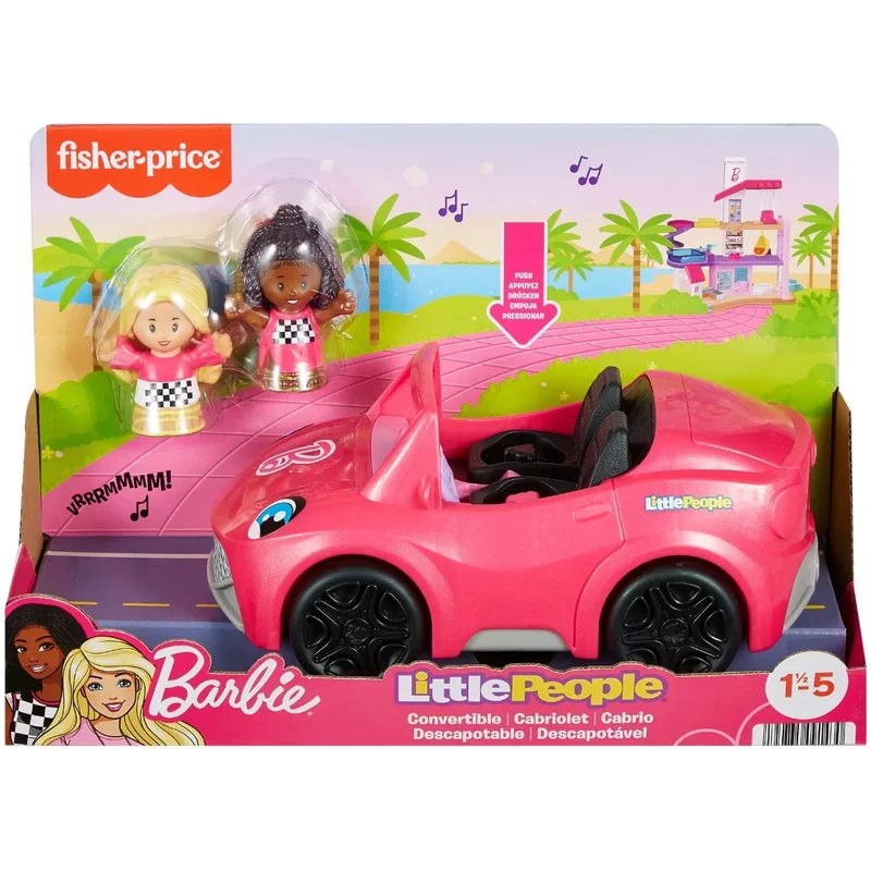 Barbie Convertible By Fisher-Price Little People