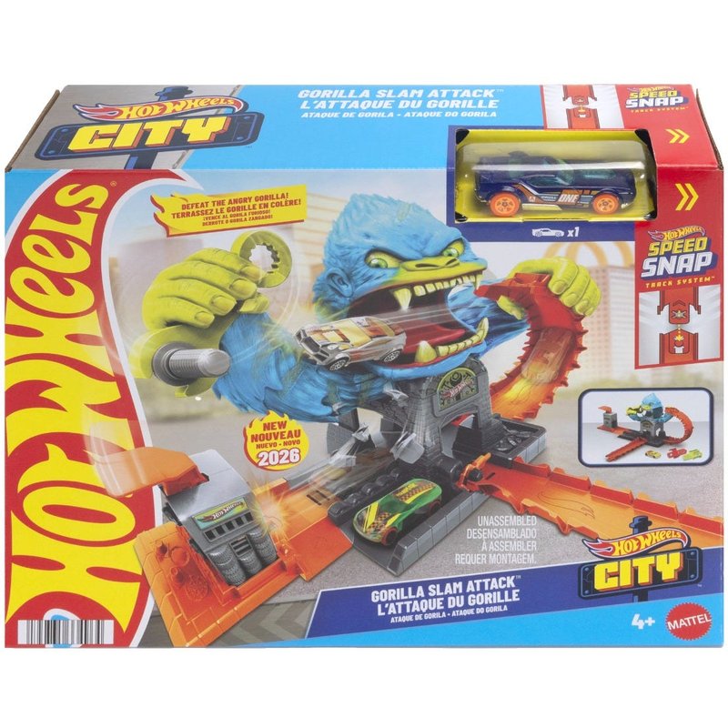 Hot Wheels City Gorilla Repair Shop