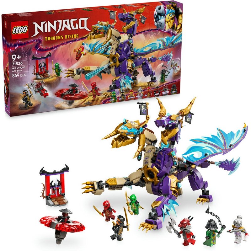 LEGO® Ninjago Arc Dragon Of Focus Ninja Building Toy 71836