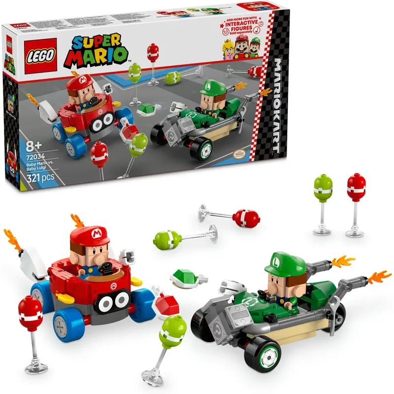 LEGO® Super Mario: Mario Kart – Baby Mario vs. Baby Luigi 72034