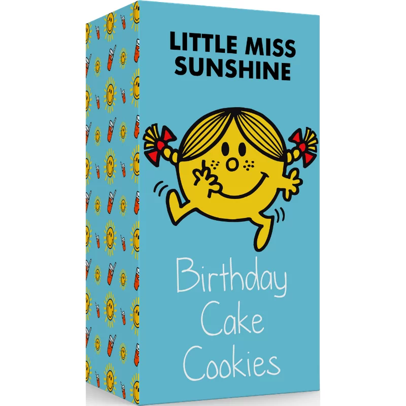 Little Miss Sunshine Birthday Cake Cookies Carton
