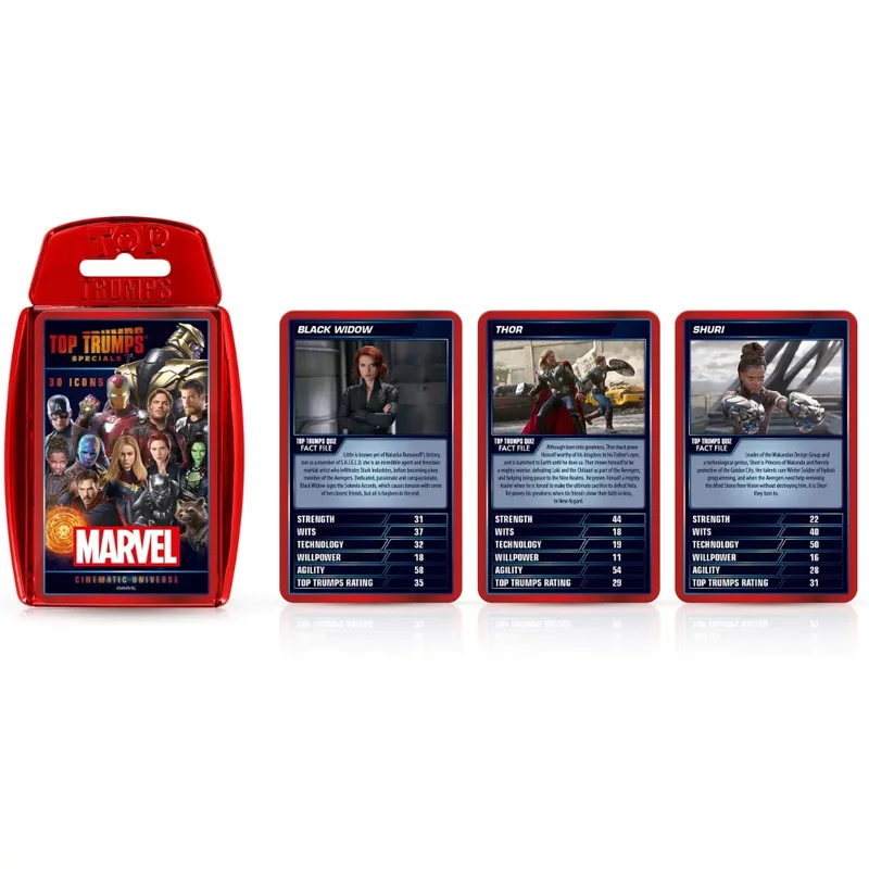 Marvel Cinematic Universe Vol 1 Top Trumps Card