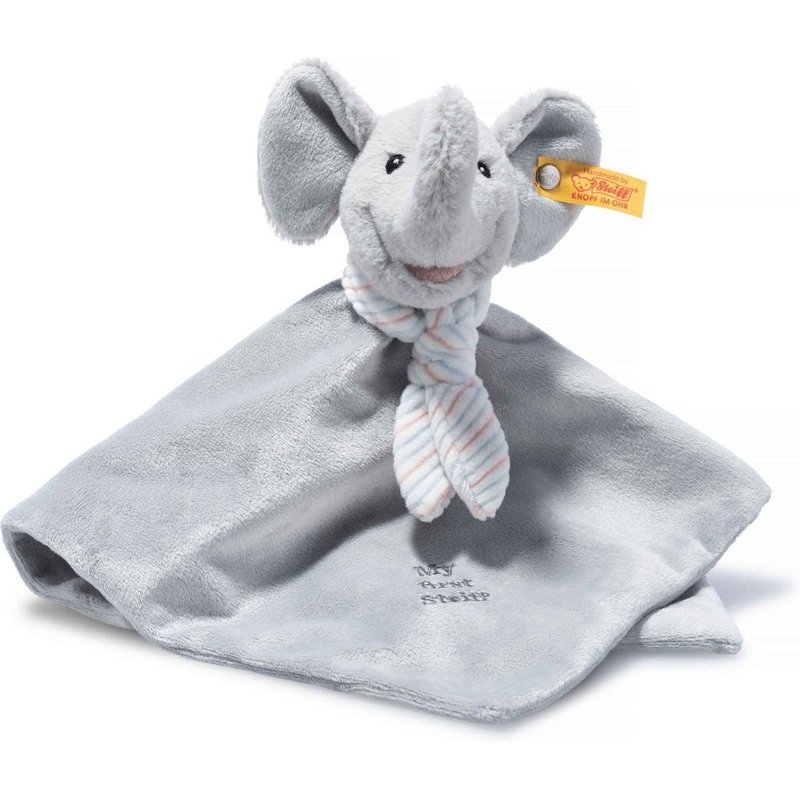 My first Steiff Ellie elephant comforter
