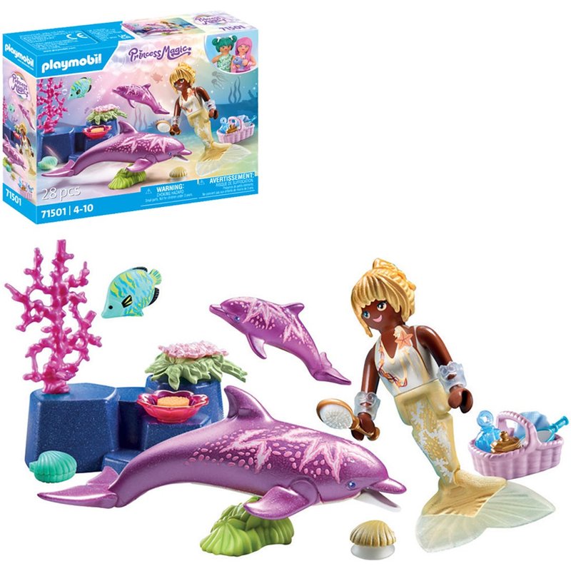 Playmobil 71501 Princess Magic: Mermaid With Dolphins