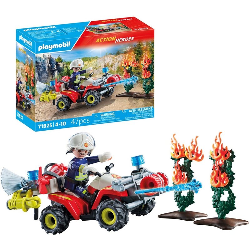 Playmobil 71825 Action Heroes Firefighting Quad