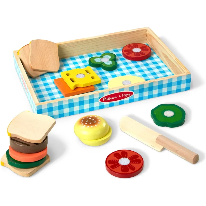 Sandwich Making Set - Wooden Play Food