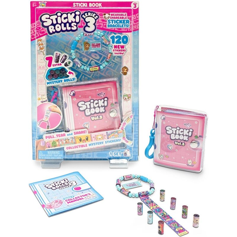 Sticki Rolls Sticki Book Pack S3