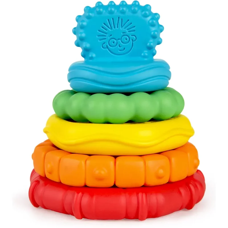 Stack & Teethe Multi-Textured Teether Toy