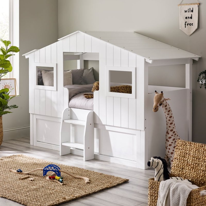 Acorn Treehouse Mid Sleeper Bed with a Storage Unit