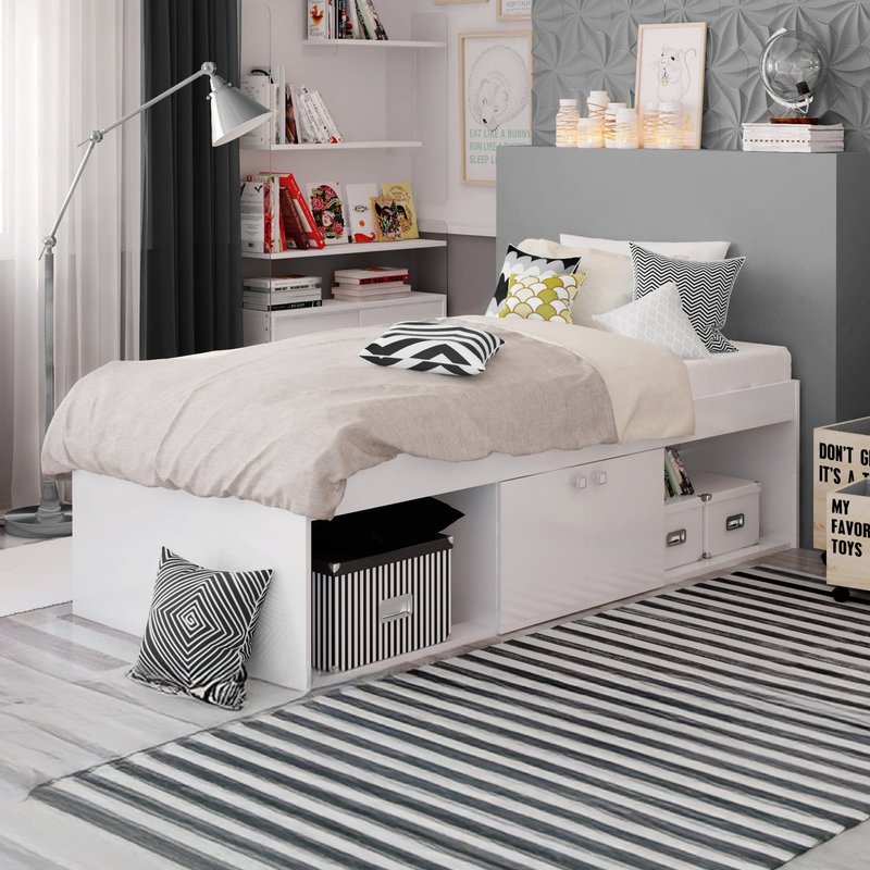 Arctic Kids Low Sleeper Storage Bed