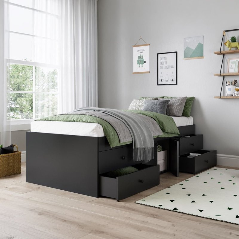 Arctic 4-Drawer Storage Cabin Bed