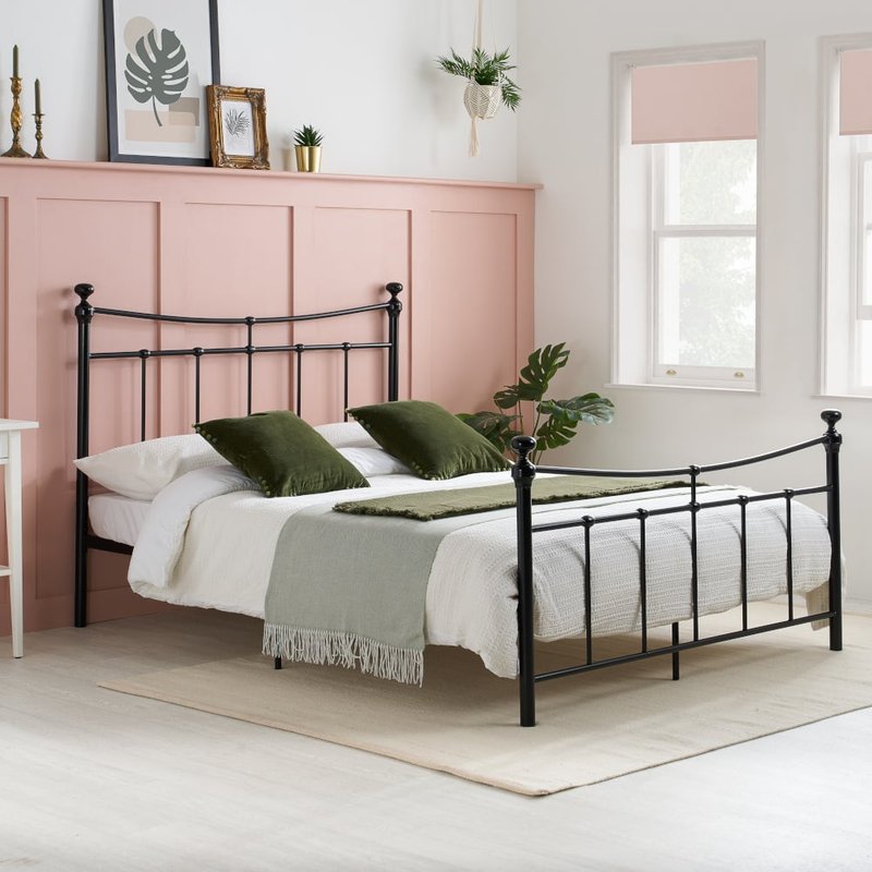 Emily Black Metal Bed Frame