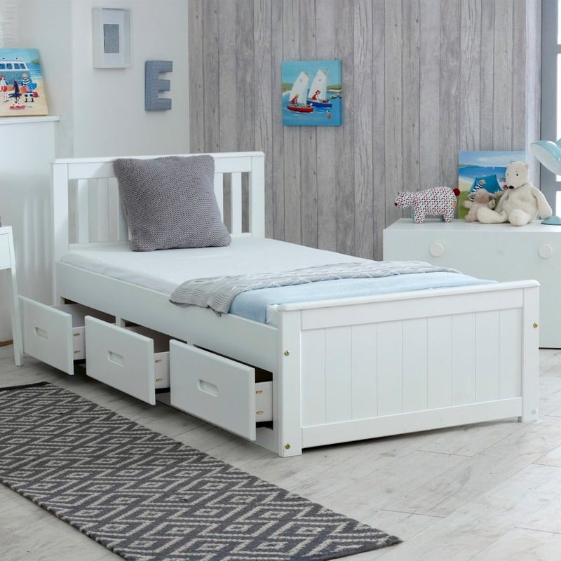Mission Storage Bed with drawers