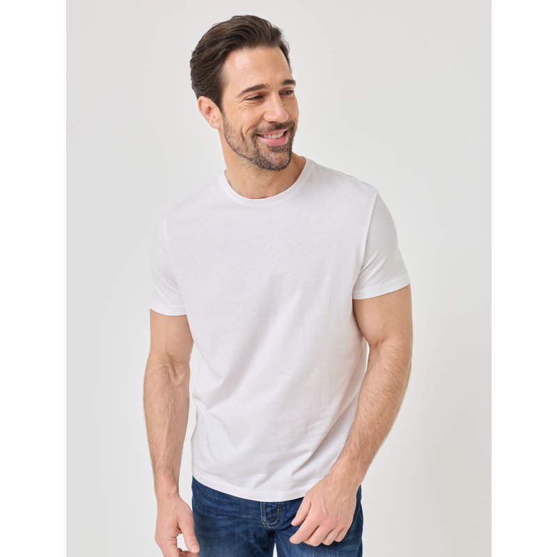 Basic T-Shirt aus Single Jersey