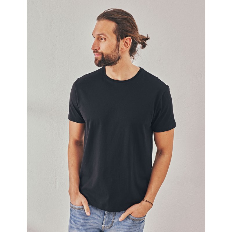 Basic T-Shirt aus Single Jersey