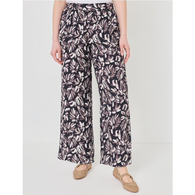 Leichte Schlupfhose mit Druck