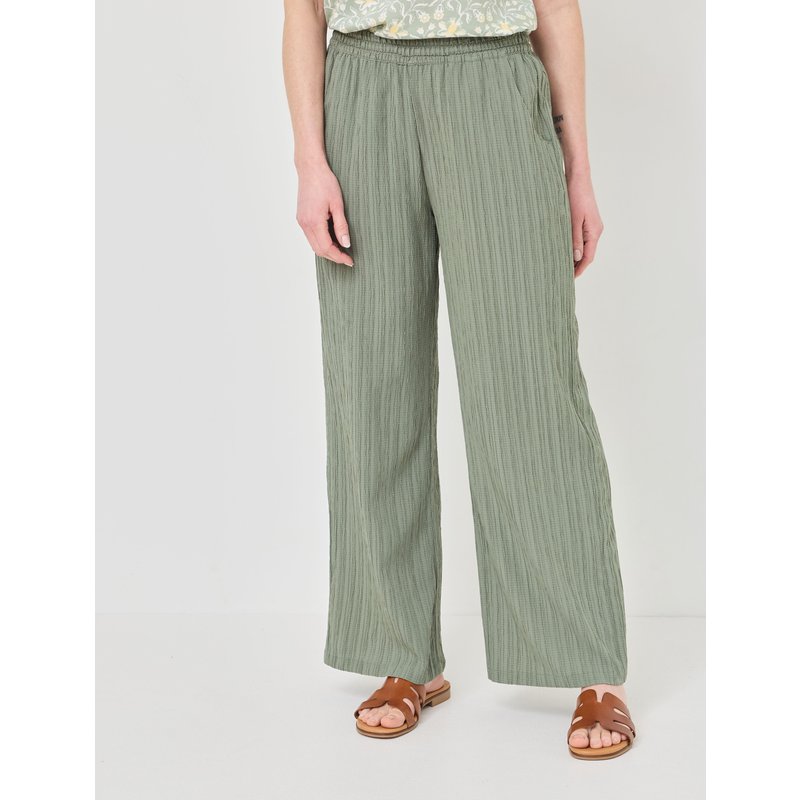 Leichte Schlupfhose m. Struktur