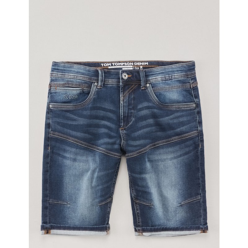 Jeans-Bermuda aus Jogg-Denim