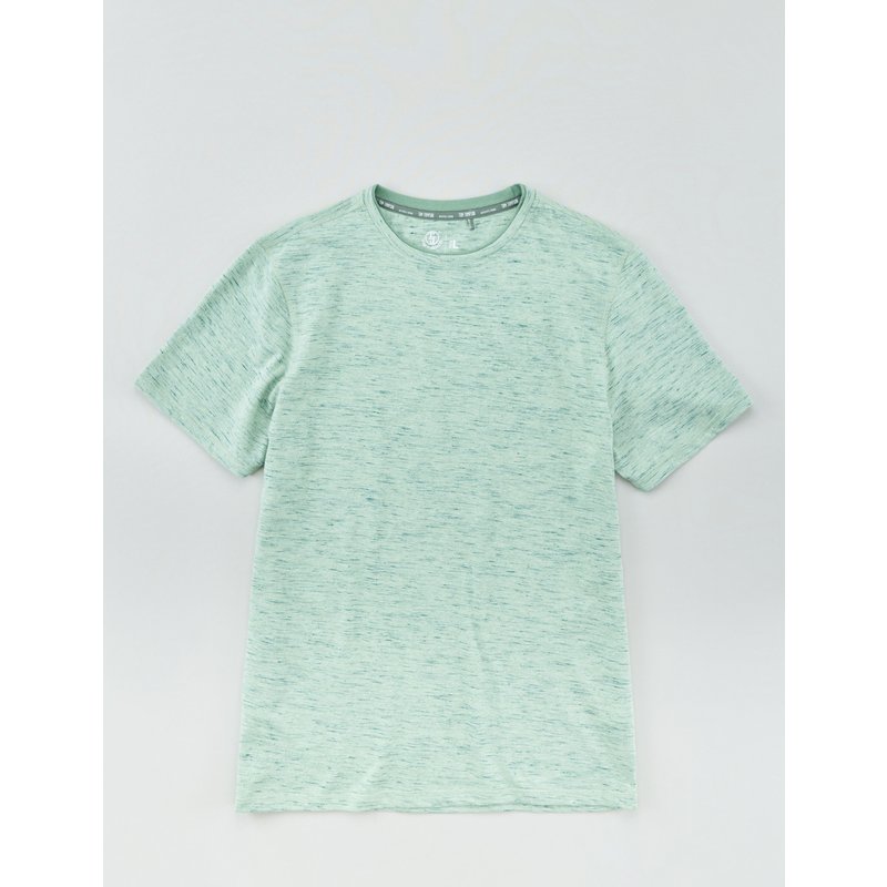 Leichtes T-Shirt im Melange-Look