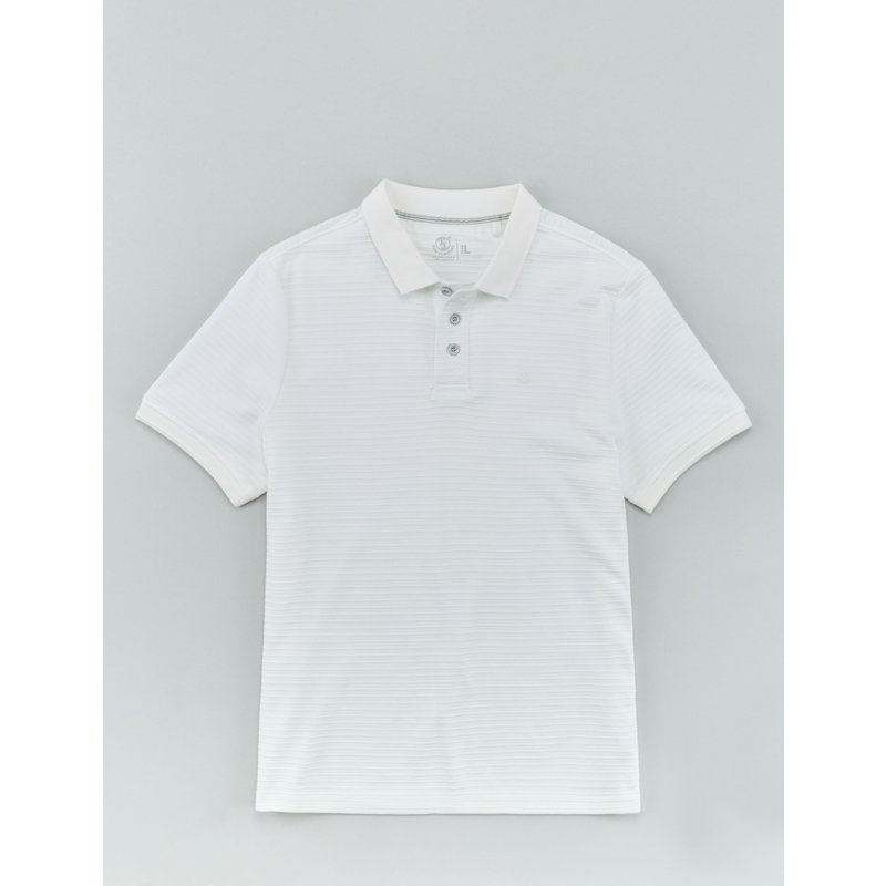 Poloshirt mit Streifen-Struktur
