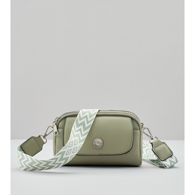 Kleine Crossbody-Bag, Kontrastgurt