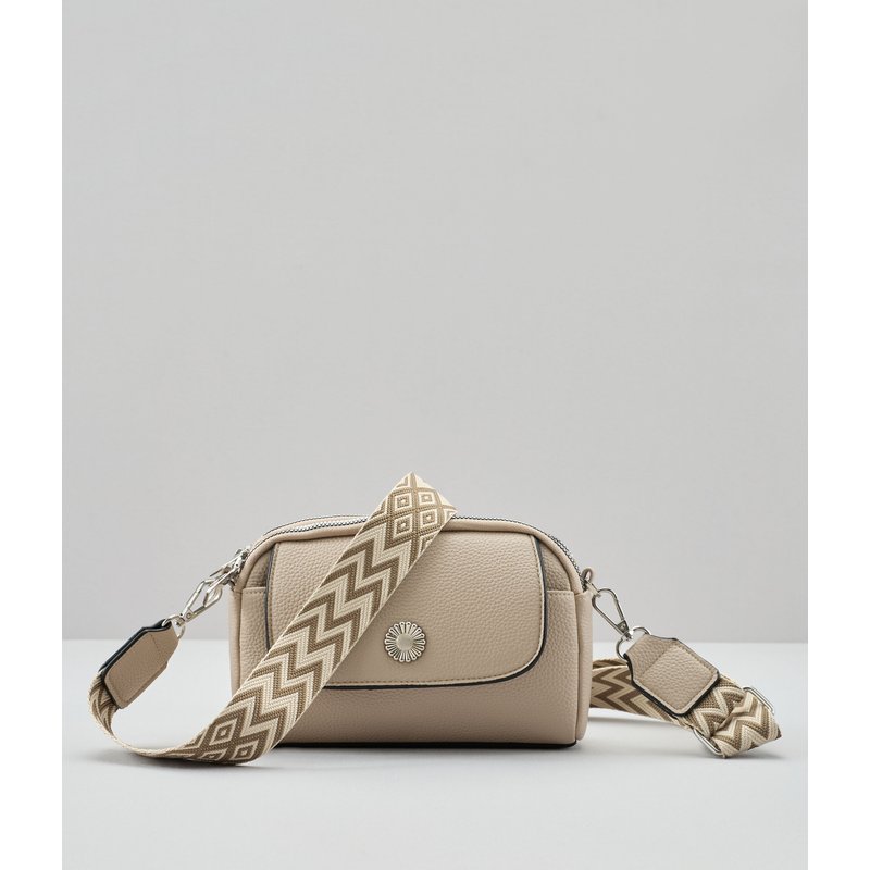 Kleine Crossbody-Bag, Kontrastgurt