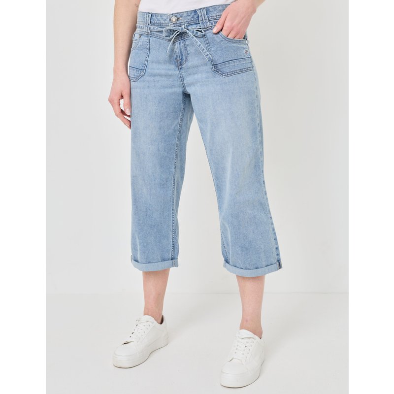 Bequeme 7/8 Jeans m. Stickerei