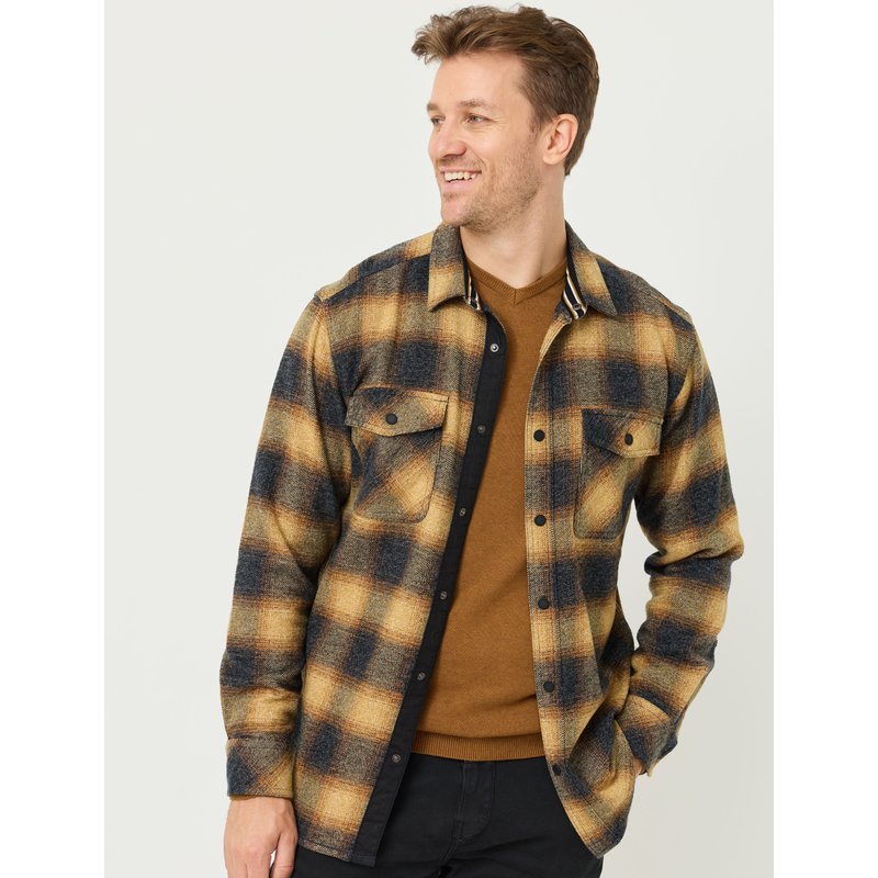 Kariertes Overshirt aus Flanell