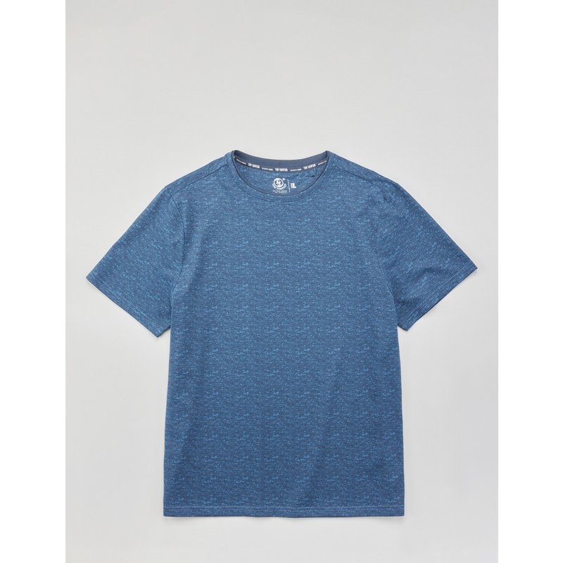 Basic T-Shirt mit dezentem Print
