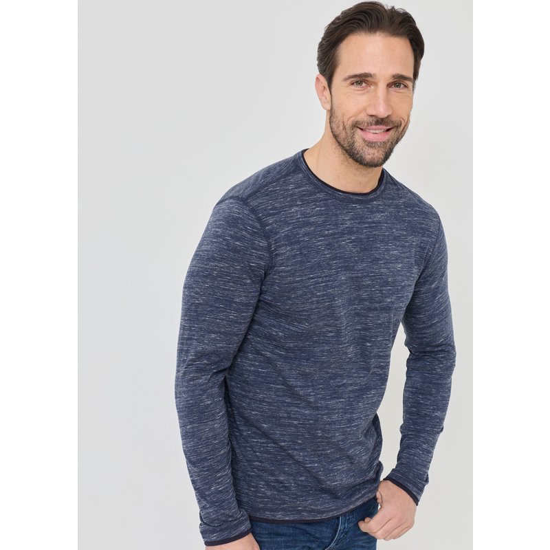 Allrounder: Meliertes Longsleeve