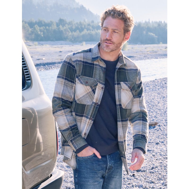 Kariertes Over Shirt aus Flanell