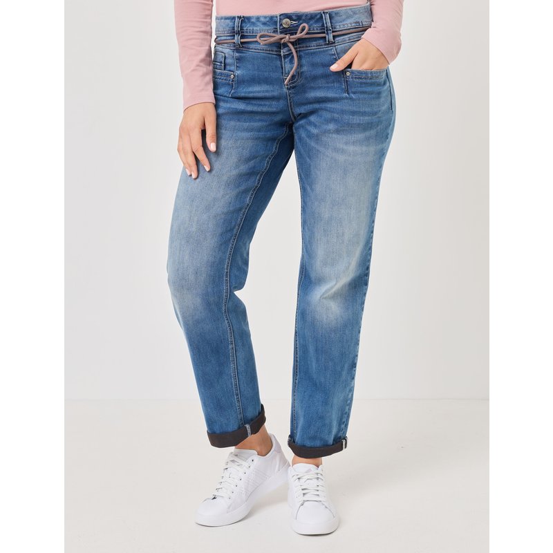 Relaxed Fit Jeans mit Kordel