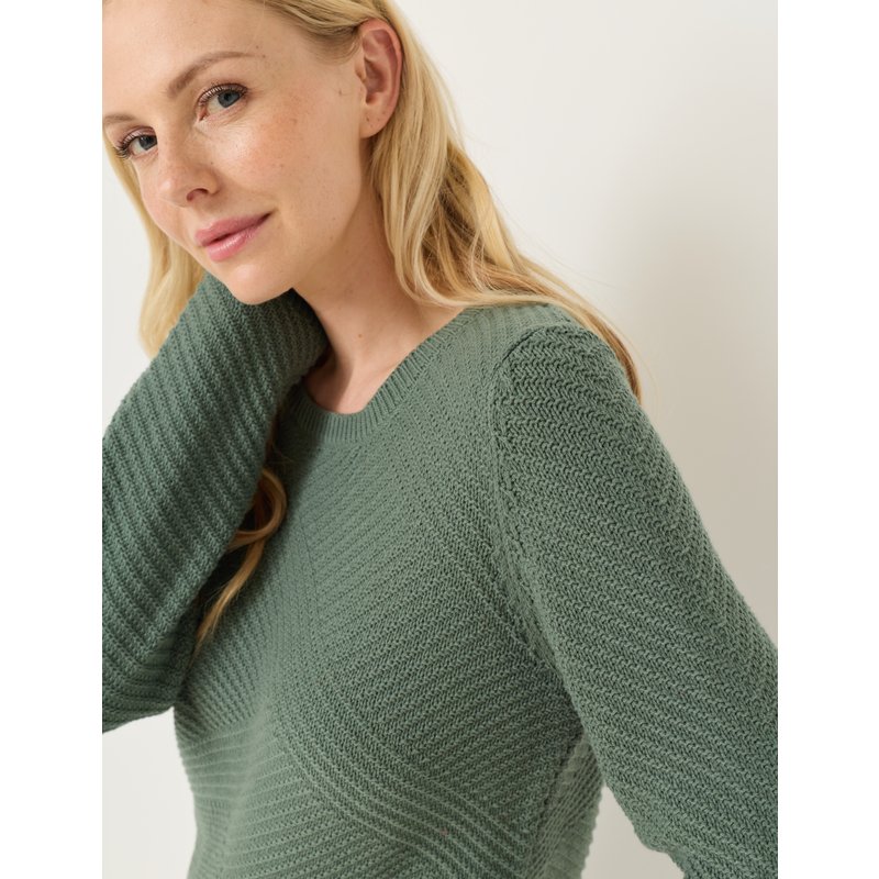 Softer Pullover mit Struktur-Muster