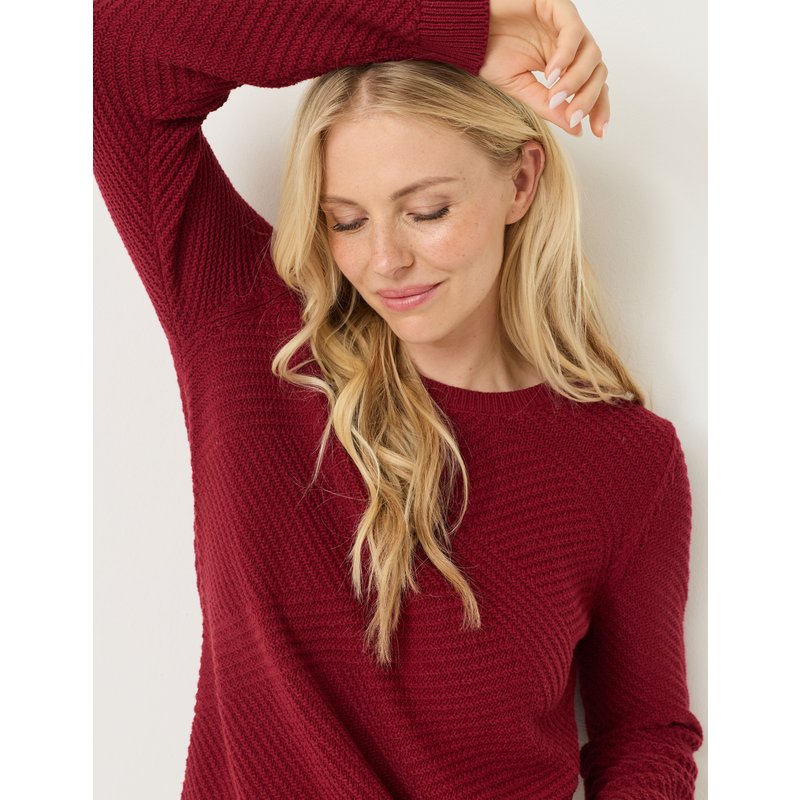 Softer Pullover mit Struktur-Muster