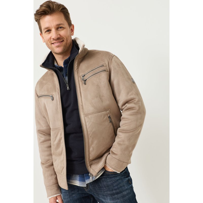 Jacke im Lammfell-Look