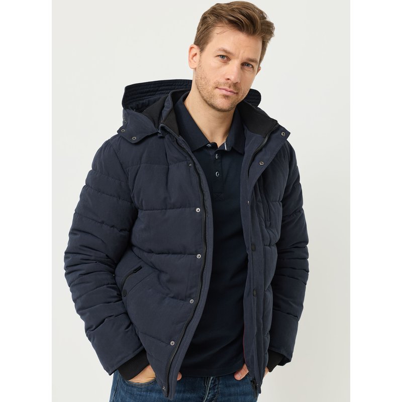 Warme Winter-Jacke, Velours-Effekt