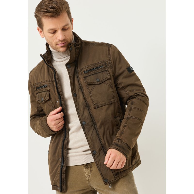 Lässige Jacke aus Baumwolle