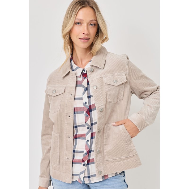 Allrounder: Bequeme Cord-Jacke