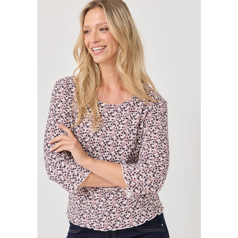 Pflegeleichtes Shirt, Mille-Fleurs
